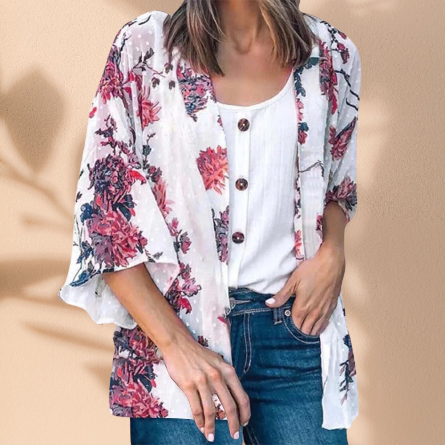 Veste kimono femme