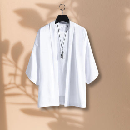 Veste kimono blanc femme