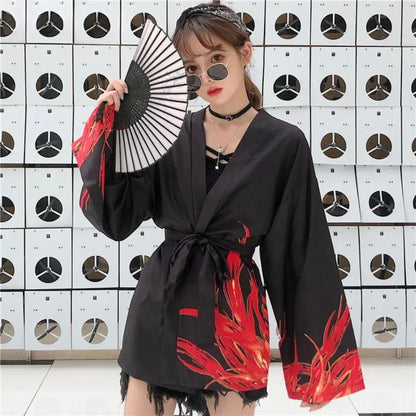 Veste kimono femme style japonais