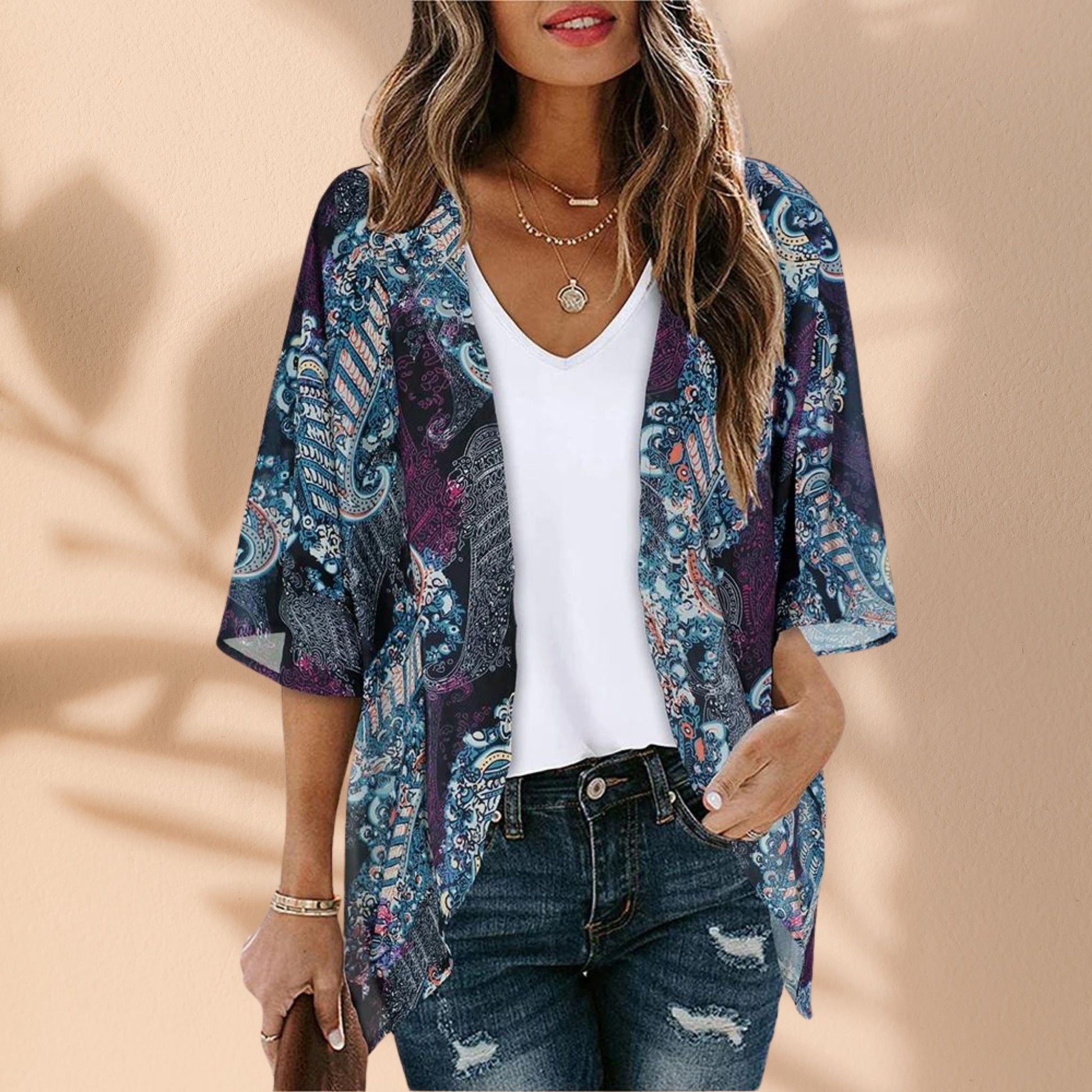 Veste kimono femme