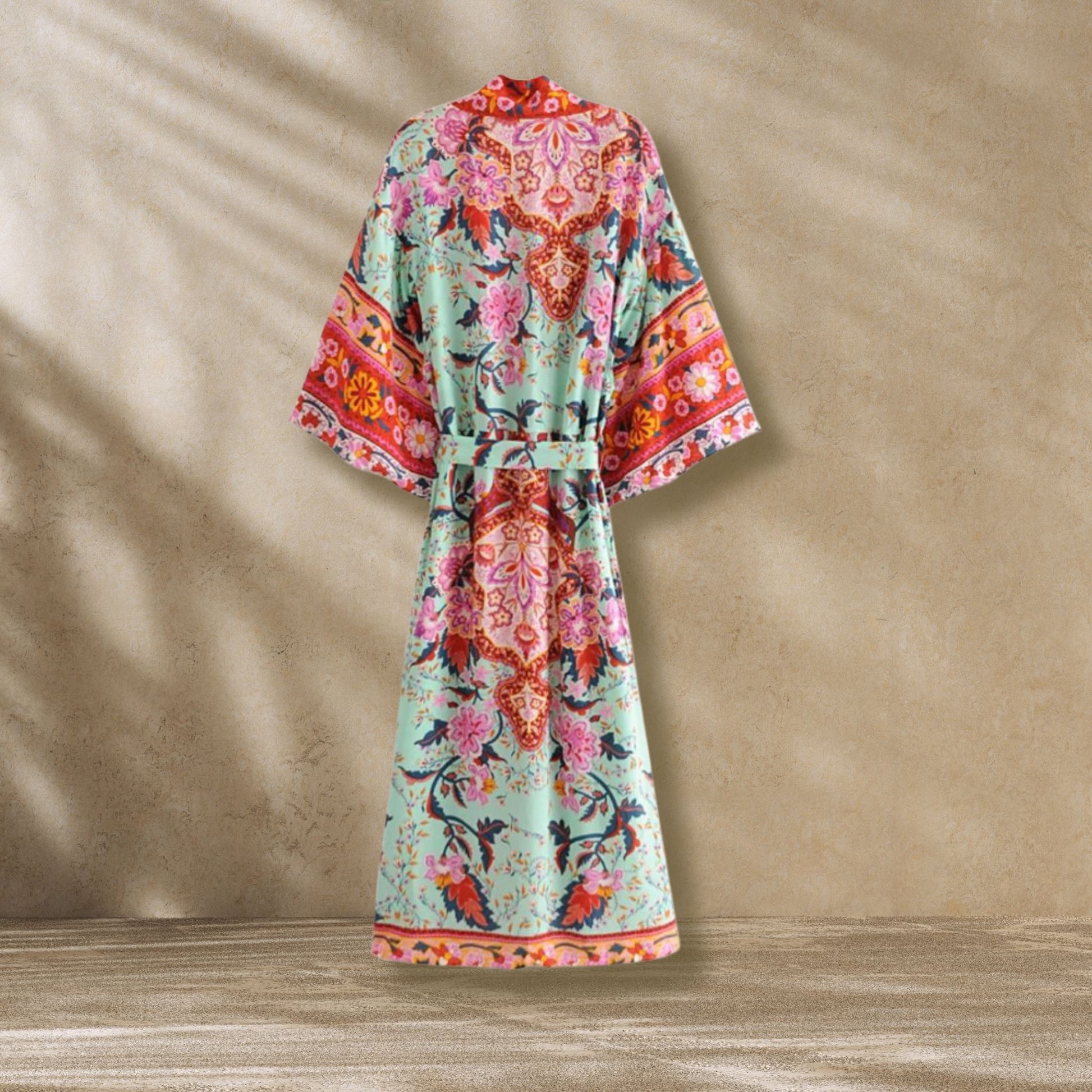 Kimono long femme fleuri