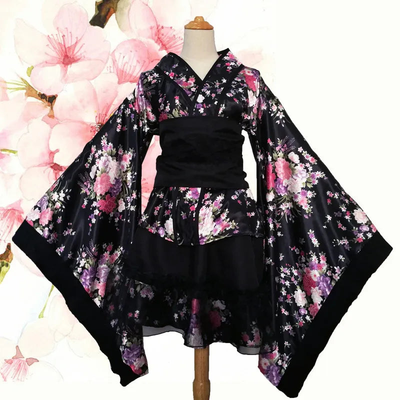 Robe kimono femme style japonais