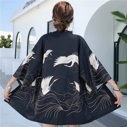 Veste kimono femme style japonais