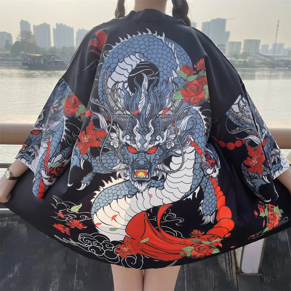 Veste kimono femme style japonais