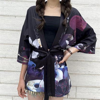 Veste kimono femme style japonais