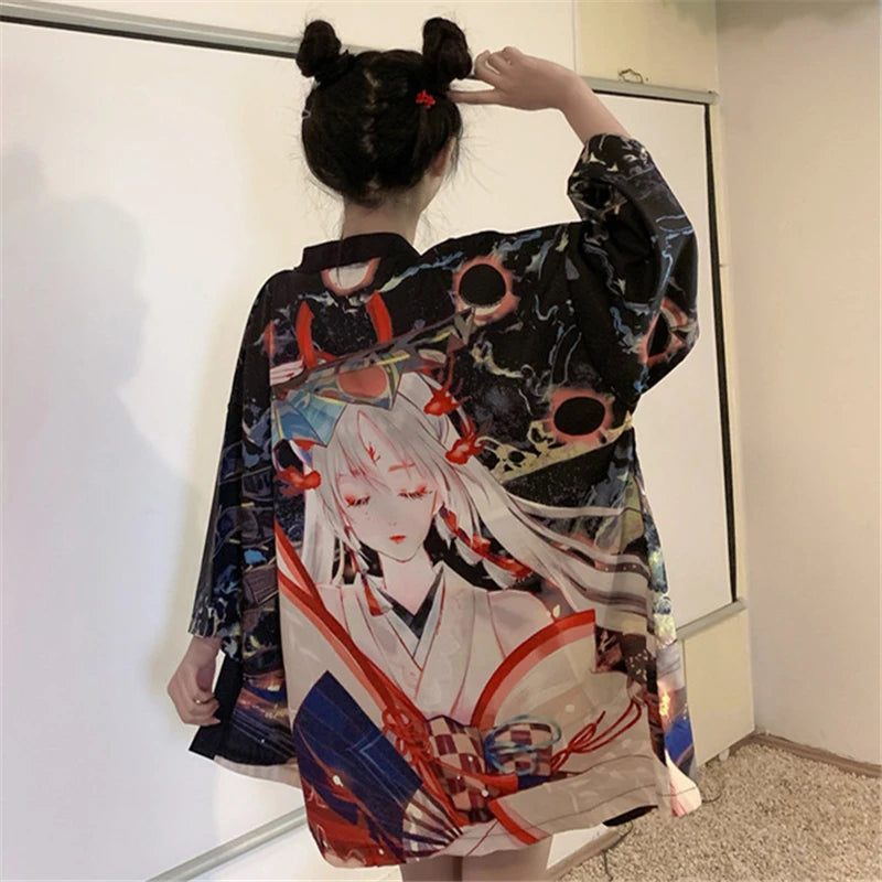 Veste kimono femme style japonais