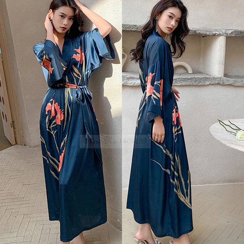 Kimono long femme