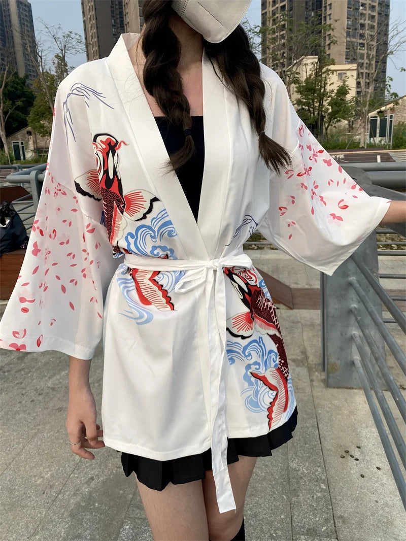 Veste kimono femme style japonais