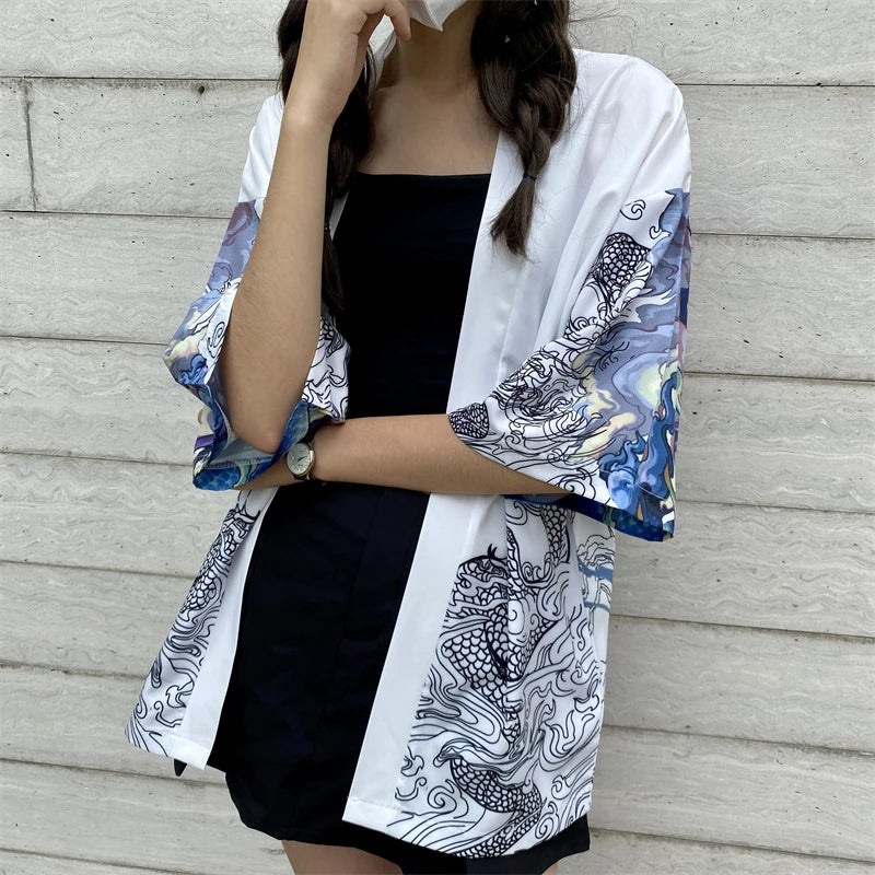 Veste kimono femme style japonais