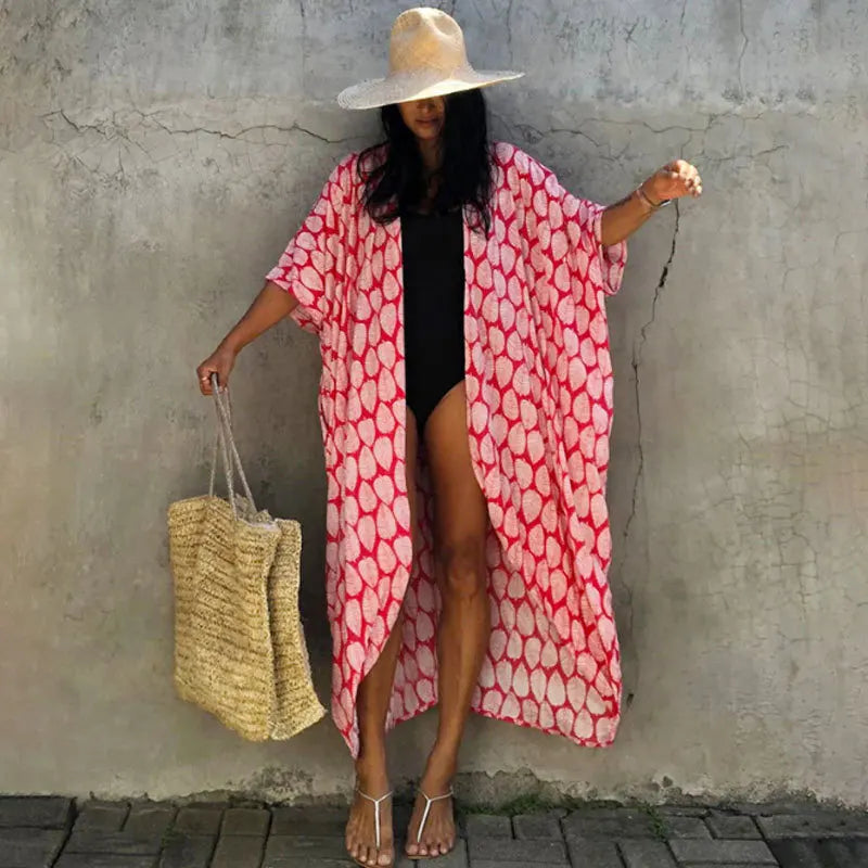 Robe kimono femme style plage