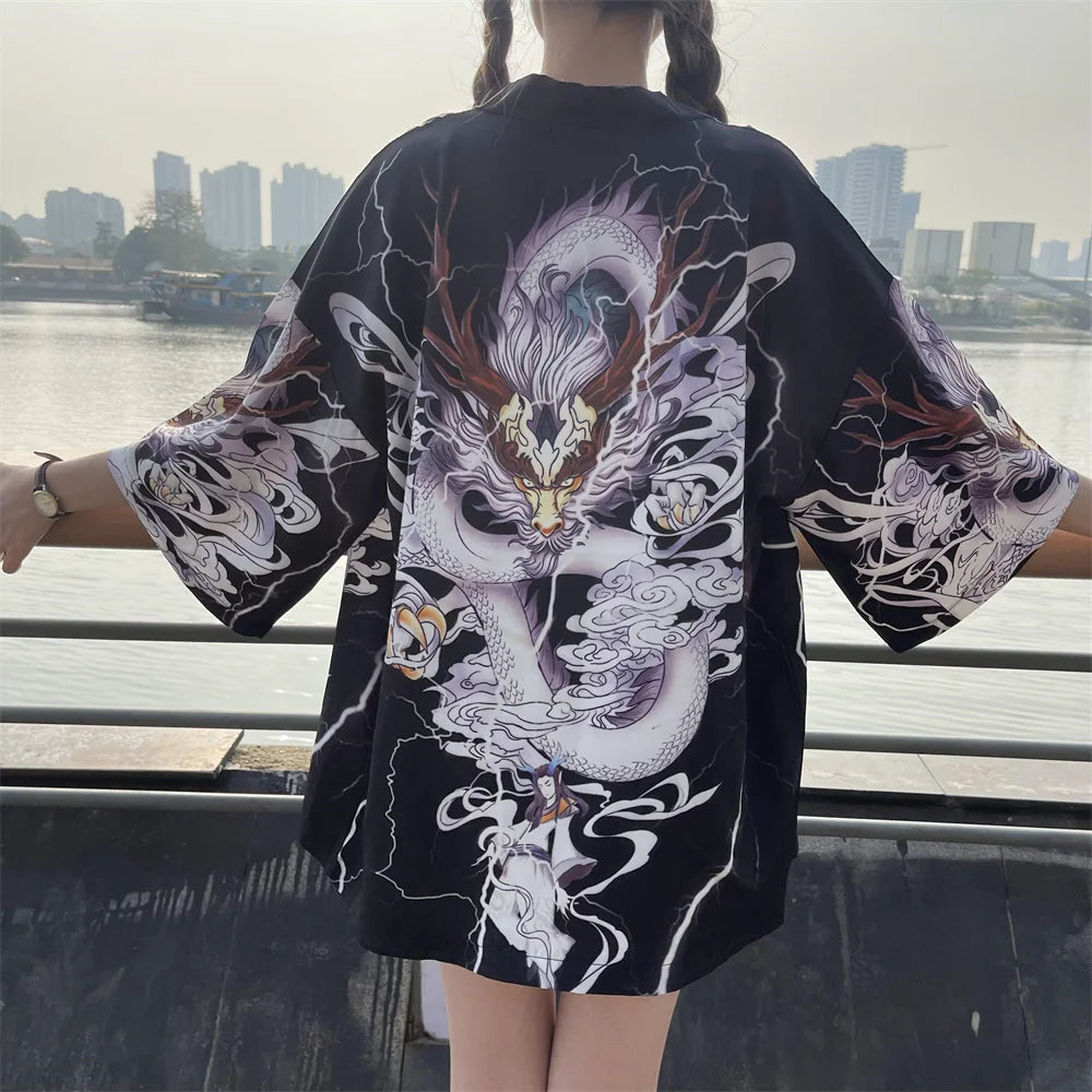 Veste kimono femme style japonais