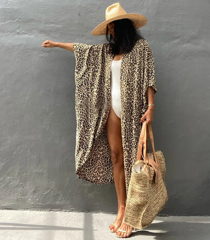 Robe kimono femme style plage