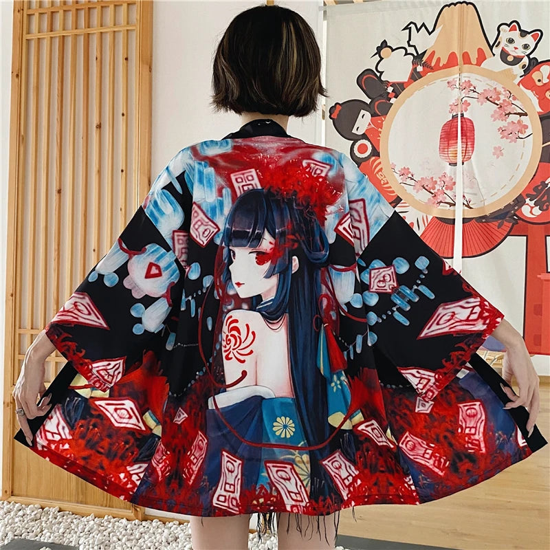 Veste kimono femme style japonais