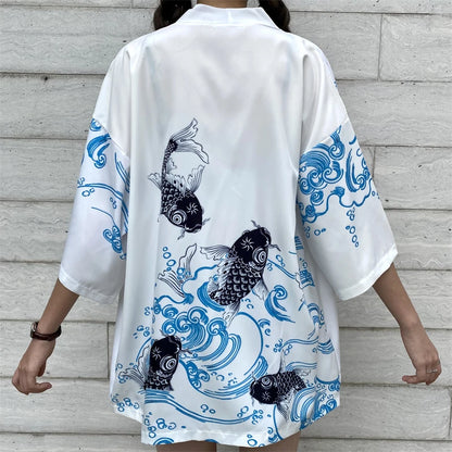 Veste kimono femme style japonais