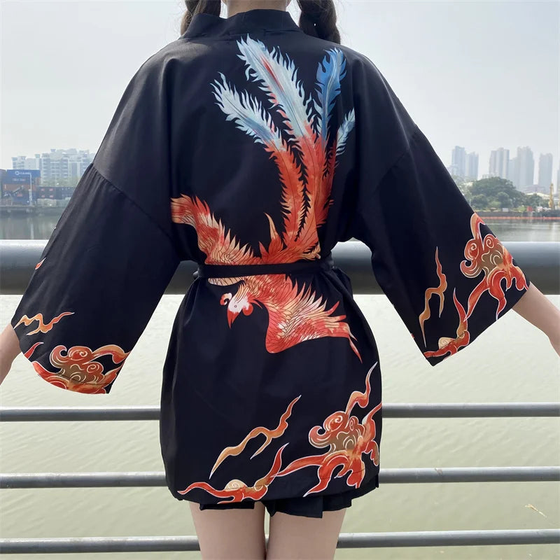 Veste kimono femme style japonais