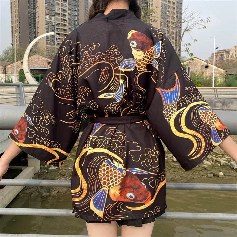 Veste kimono femme style japonais