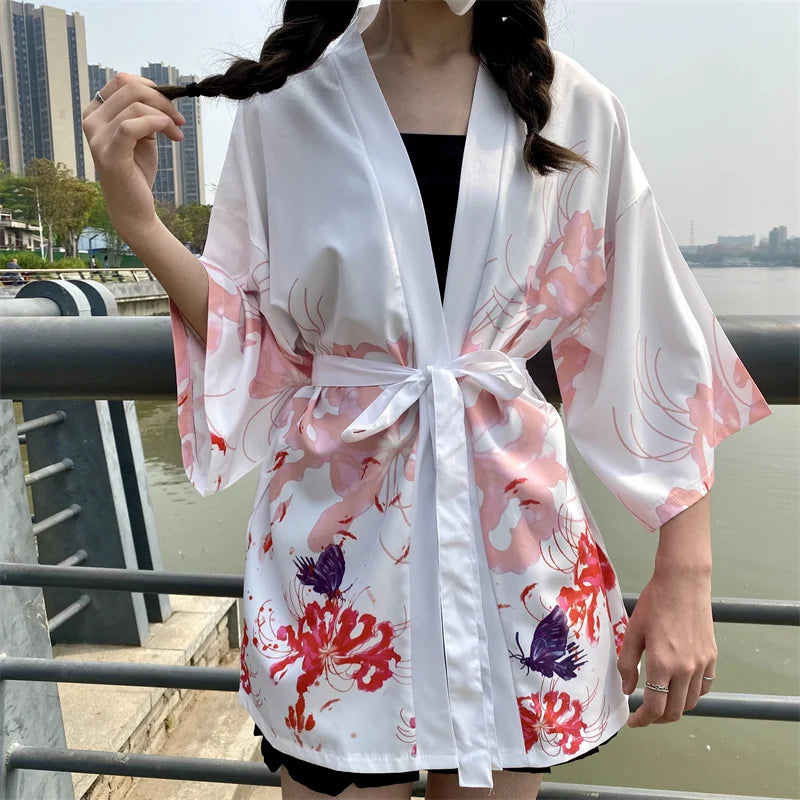 Veste kimono femme style japonais