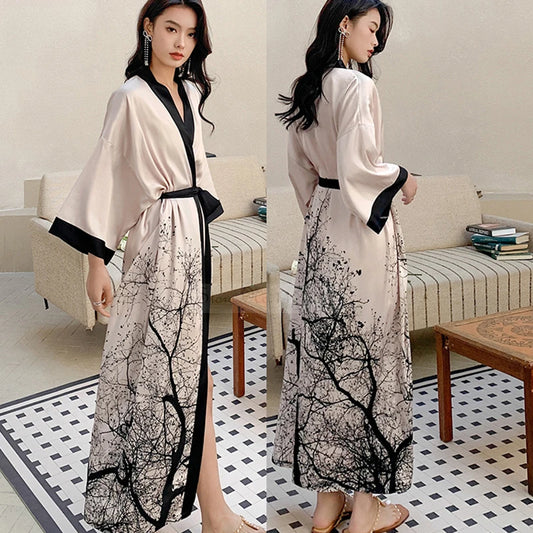 Kimono long femme