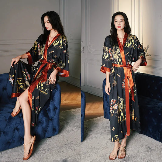 Kimono long femme