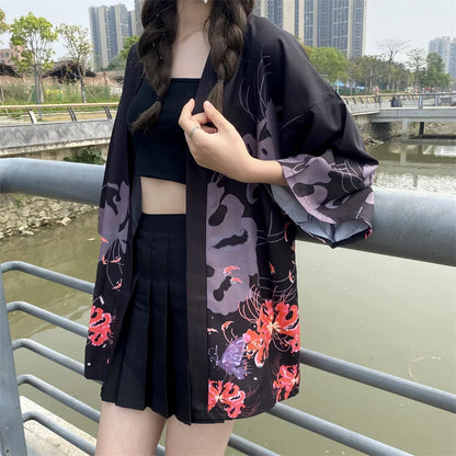 Veste kimono femme style japonais