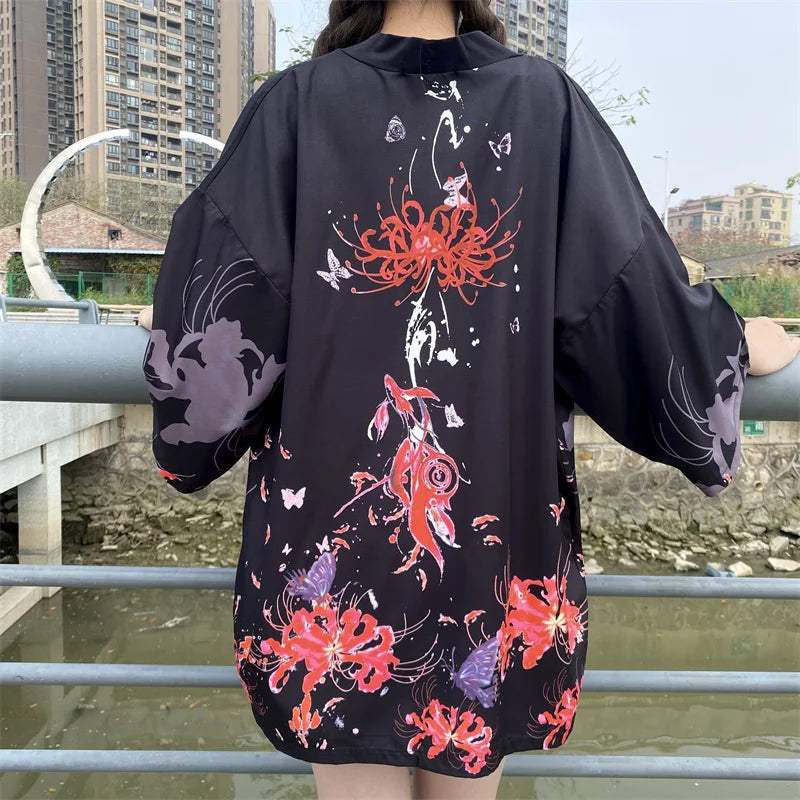 Veste kimono femme style japonais