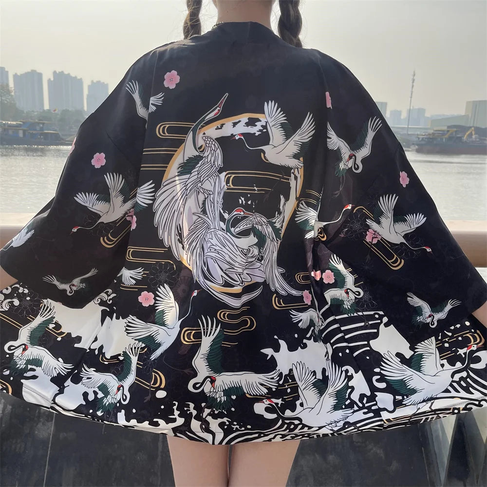 Veste kimono femme style japonais