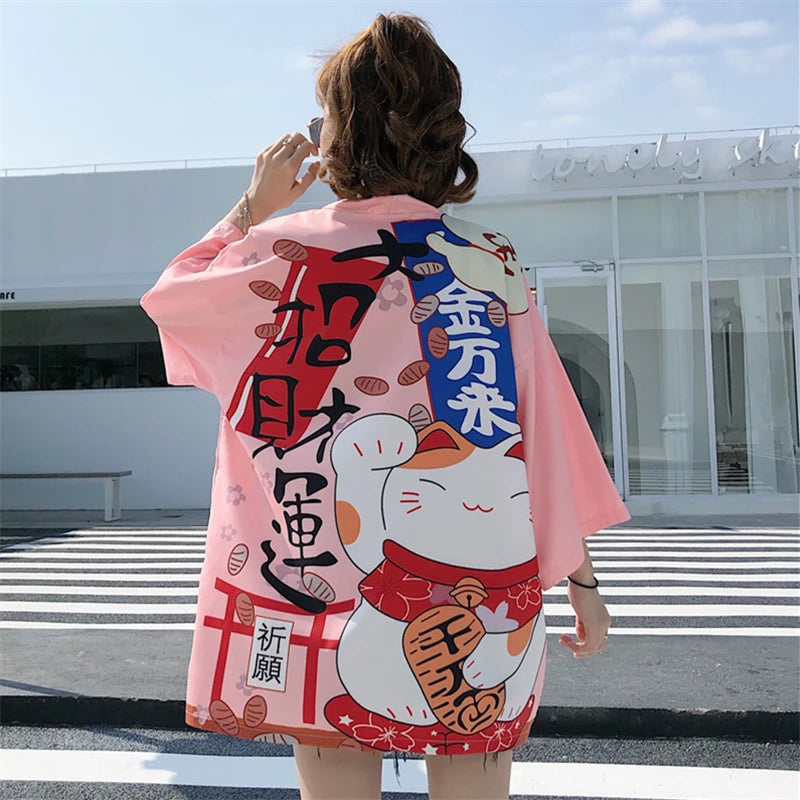 Veste kimono femme style japonais