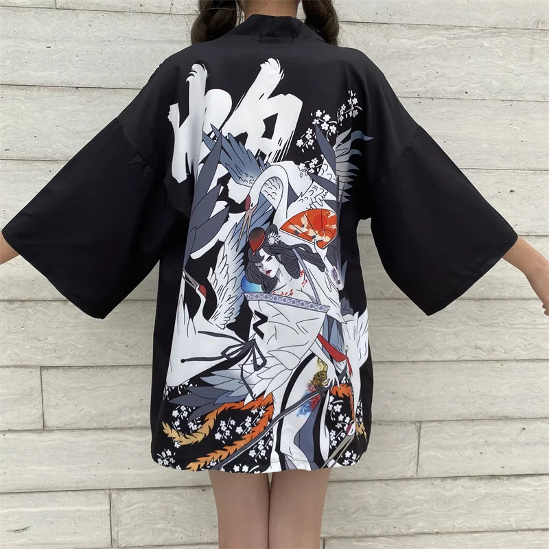 Veste kimono femme style japonais