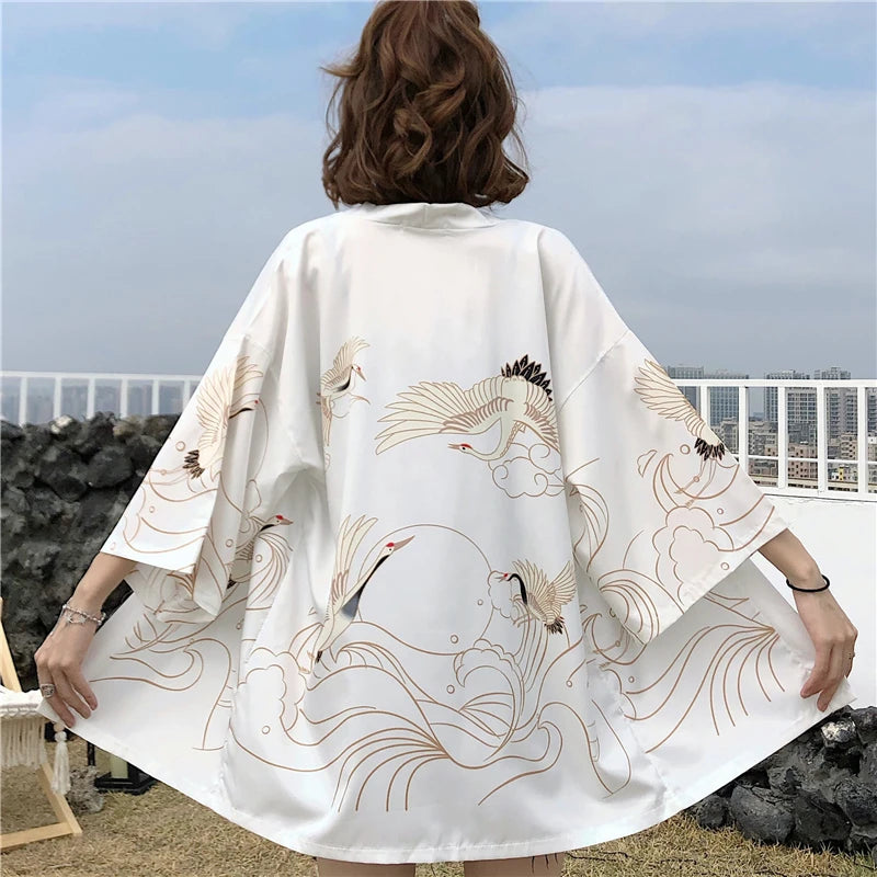 Veste kimono femme style japonais