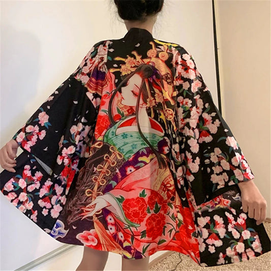 Veste kimono femme style japonais