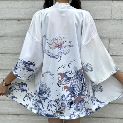 Veste kimono femme style japonais